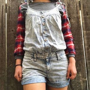 Denim Romper